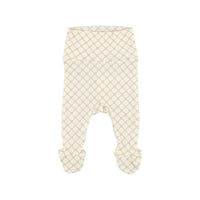 Bebe Organic Natural Marine Knot Maree Footed Legging
