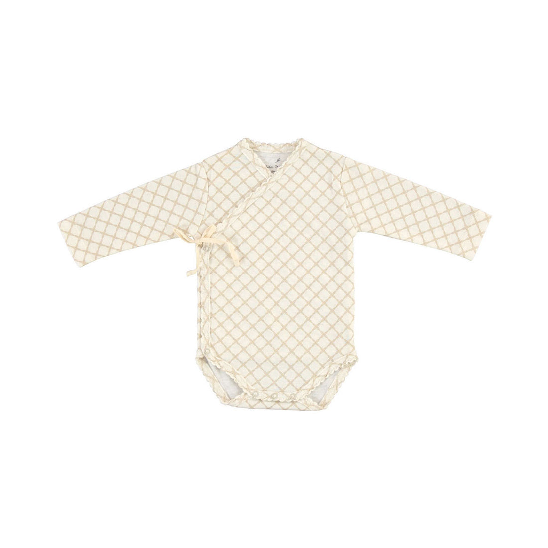Bebe Organic Natural Marine Knot Maree Wrap Onesie