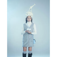 Marni Grey Doll Face Dress