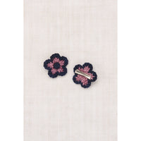 Misha and Puff Antique Rose Medium Flower Clip Set