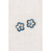 Misha and Puff Bisque Medium Flower Clip Set