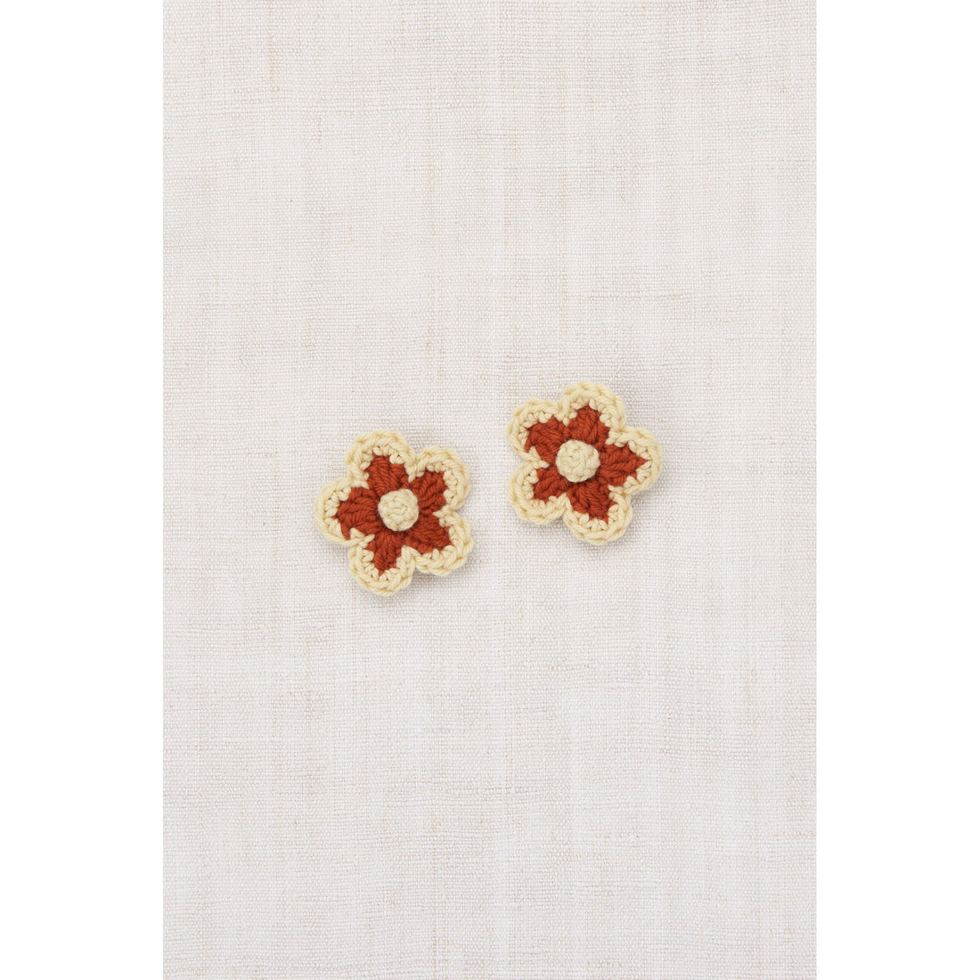 Misha and Puff Chili Spice Medium Flower Clip Set