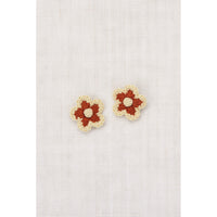 Misha and Puff Chili Spice Medium Flower Clip Set