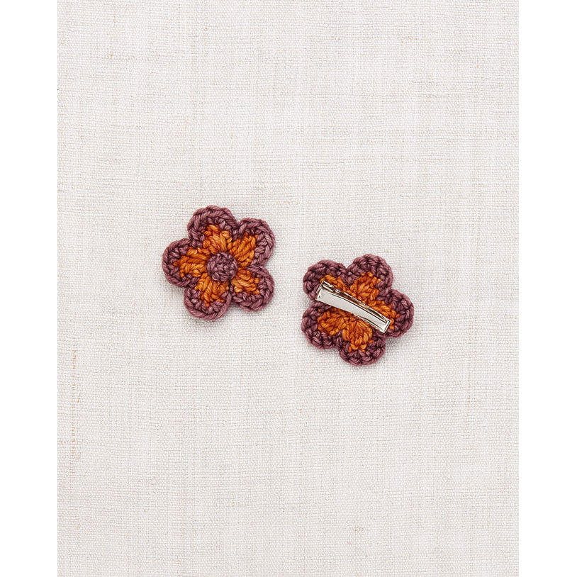 Misha and Puff Fox Medium Flower Clip Set