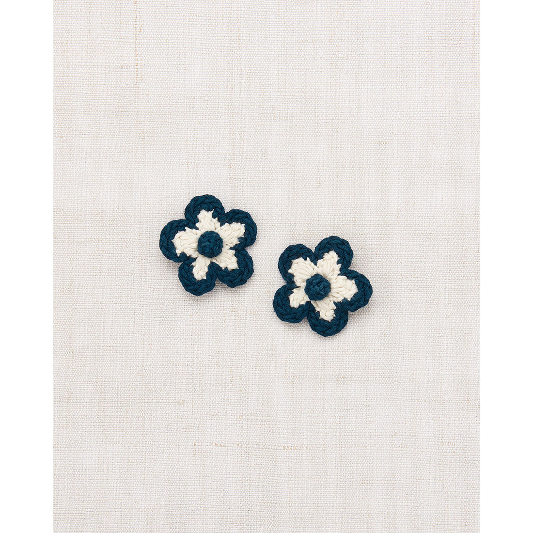 Misha and Puff Marzipan Medium Flower Clip Set