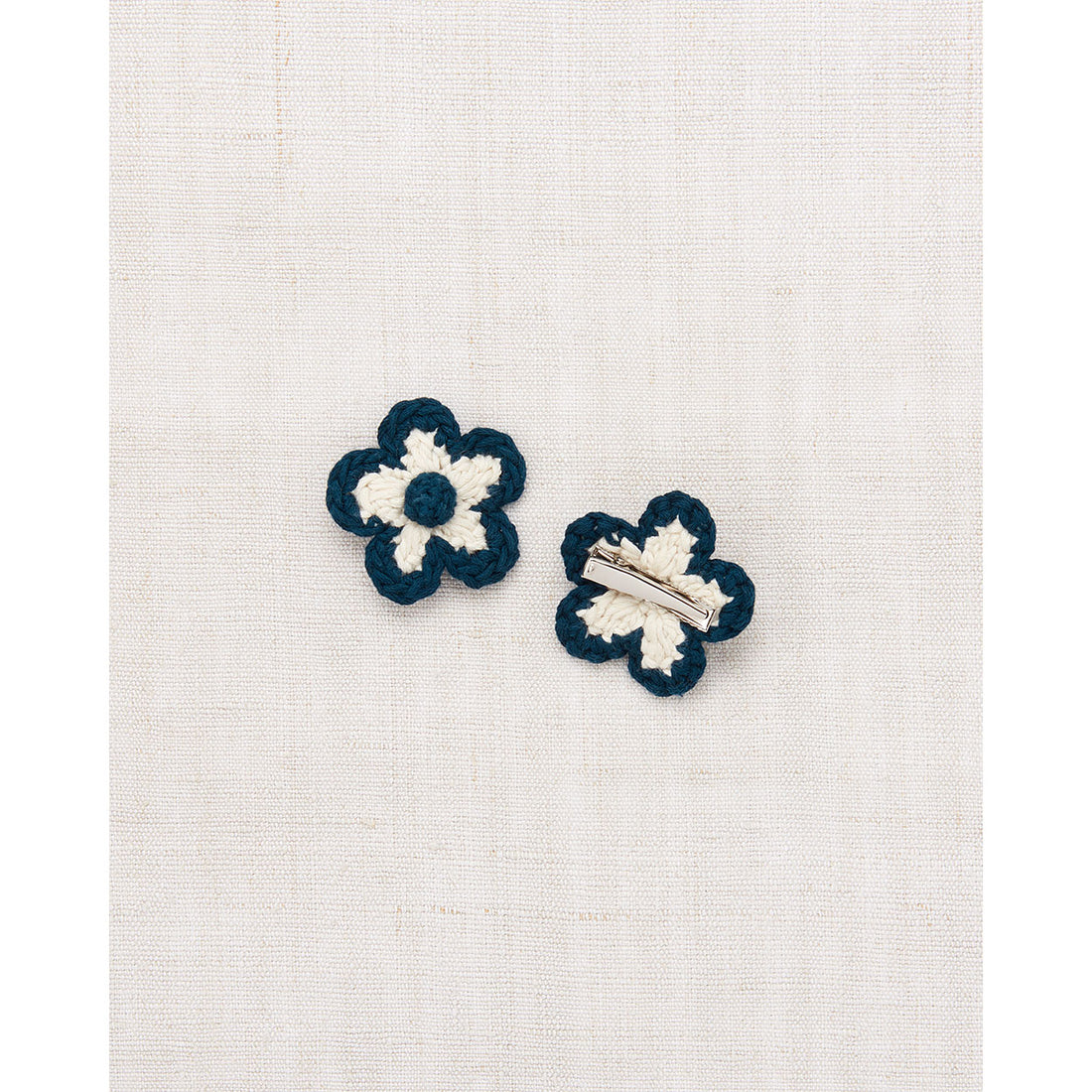 Misha and Puff Marzipan Medium Flower Clip Set