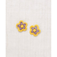Misha and Puff Periwinkle Medium Flower Clip Set