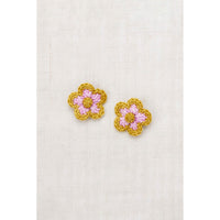 Misha and Puff Pink Lilac Medium Flower Clip Set
