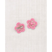 Misha and Puff Rose Blush Medium Flower Clip Set