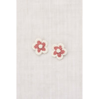 Misha and Puff Rosewood Medium Flower Clip Set