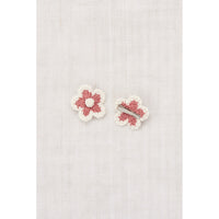 Misha and Puff Rosewood Medium Flower Clip Set