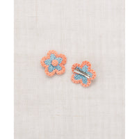 Misha and Puff Sky Medium Flower Clip Set