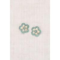 Misha and Puff Snowglobe Confetti Medium Flower Clip Set
