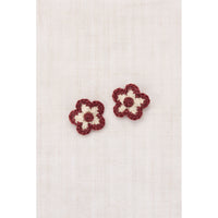 Misha and Puff  String Medium Flower Clip Set