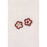 Misha and Puff  String Medium Flower Clip Set