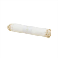Yaarn Beige Wide Border Muslin Swaddles