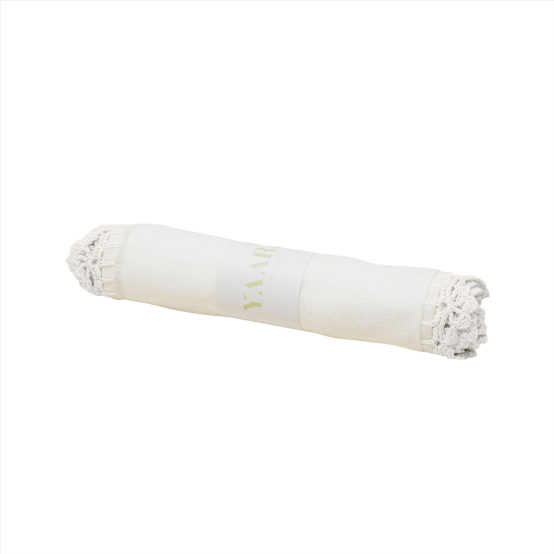Yaarn White Wide Border Muslin Swaddles