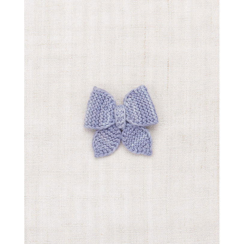 Misha and Puff Pewter Medium Puff Bow