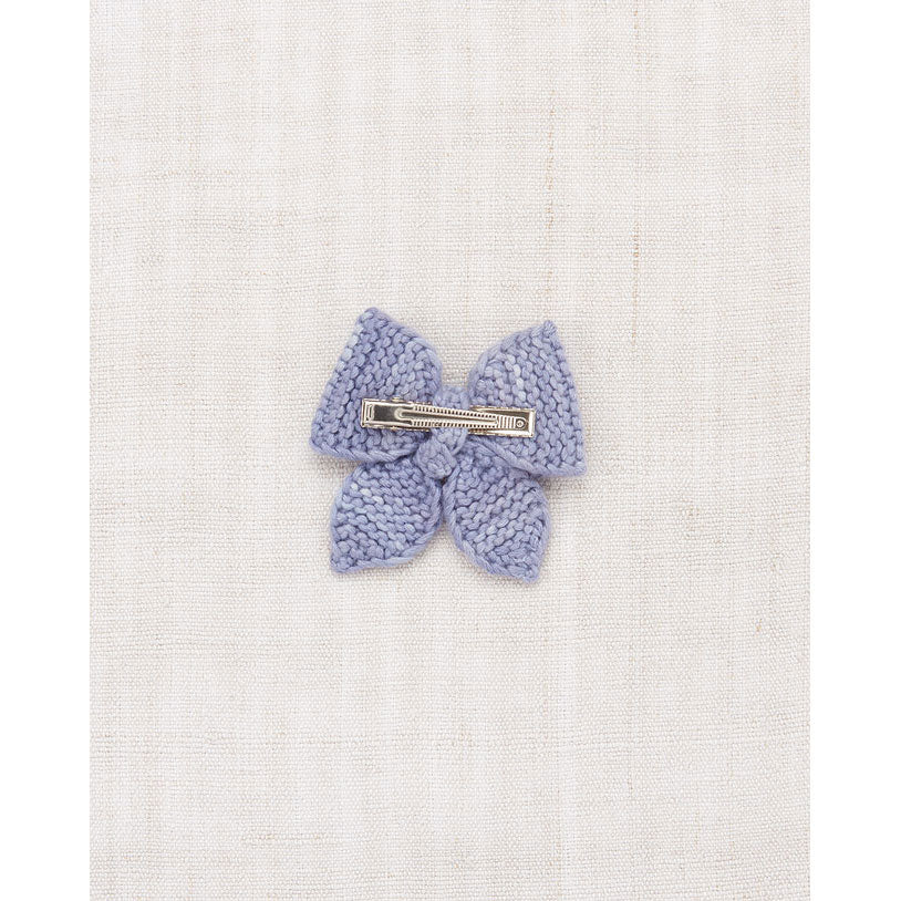 Misha and Puff Pewter Medium Puff Bow