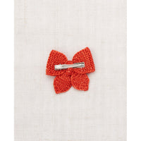 Misha and Puff  Red Flame Medium Puff Bow