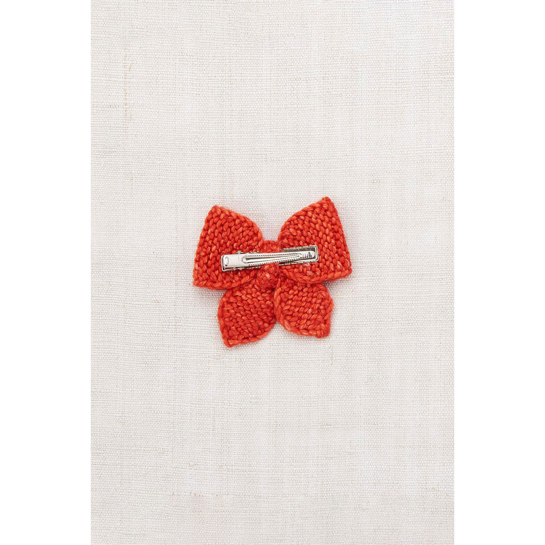 Misha and Puff Red Flame Medium Puff Bow