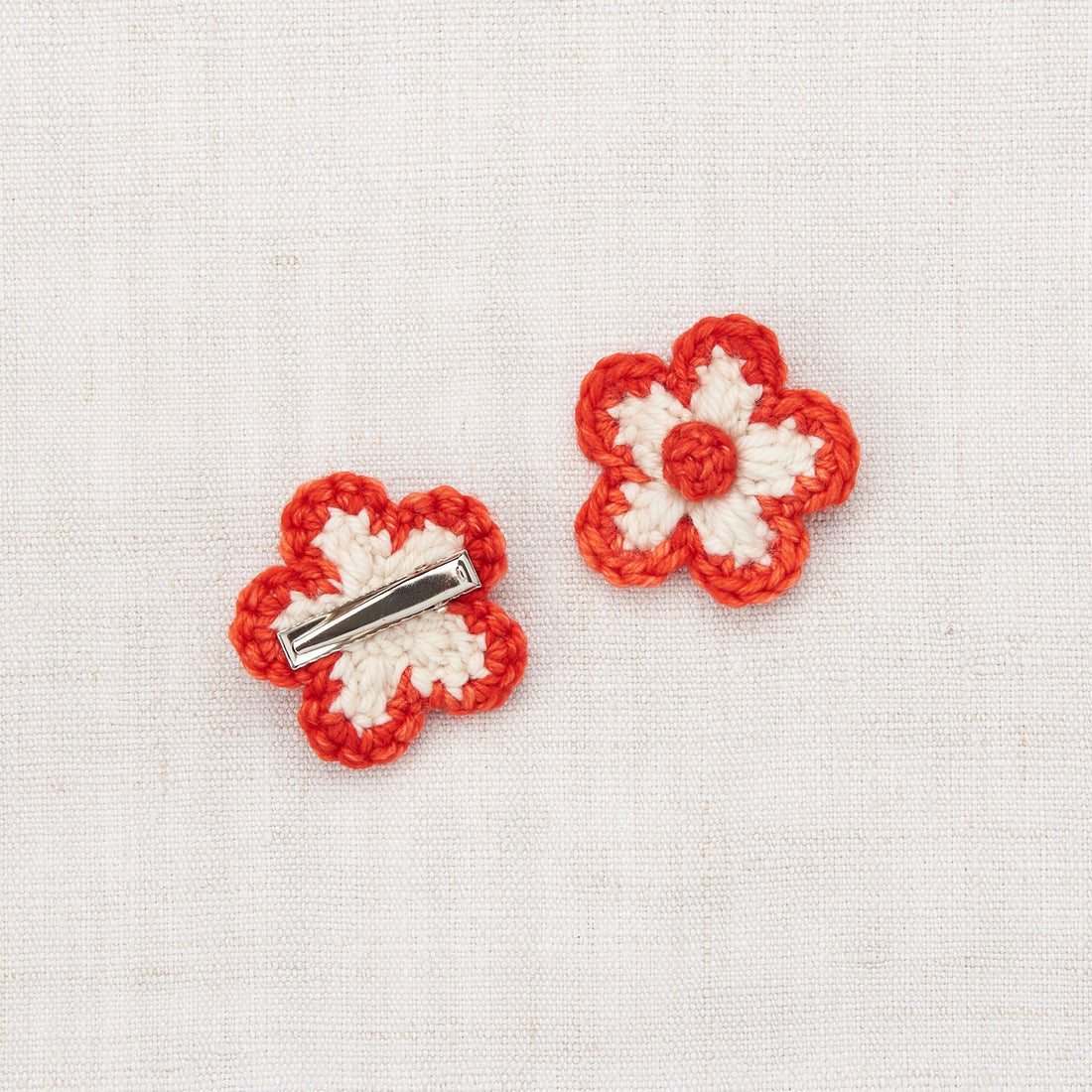 Misha and Puff Medium Flower Clip Set - String