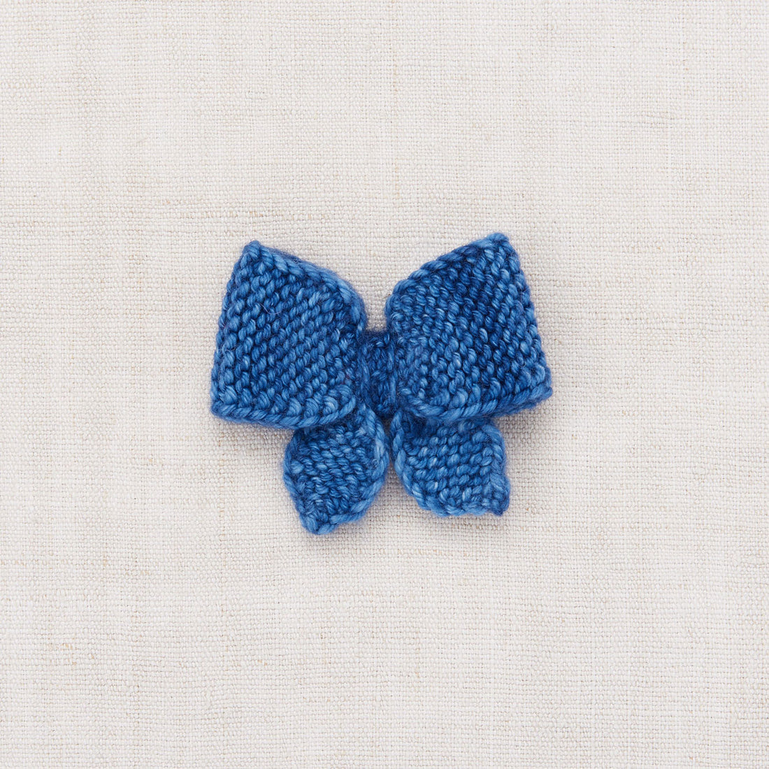 Misha and Puff Medium Puff Bow - Blueberry
