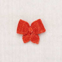 Misha and Puff Medium Puff Bow - Red Flame