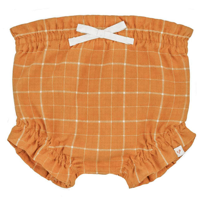 The Little Poets Amber Check Micas Bloomers