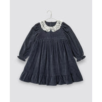 Little Cotton Clothes Midnight Velvet Mila Dress