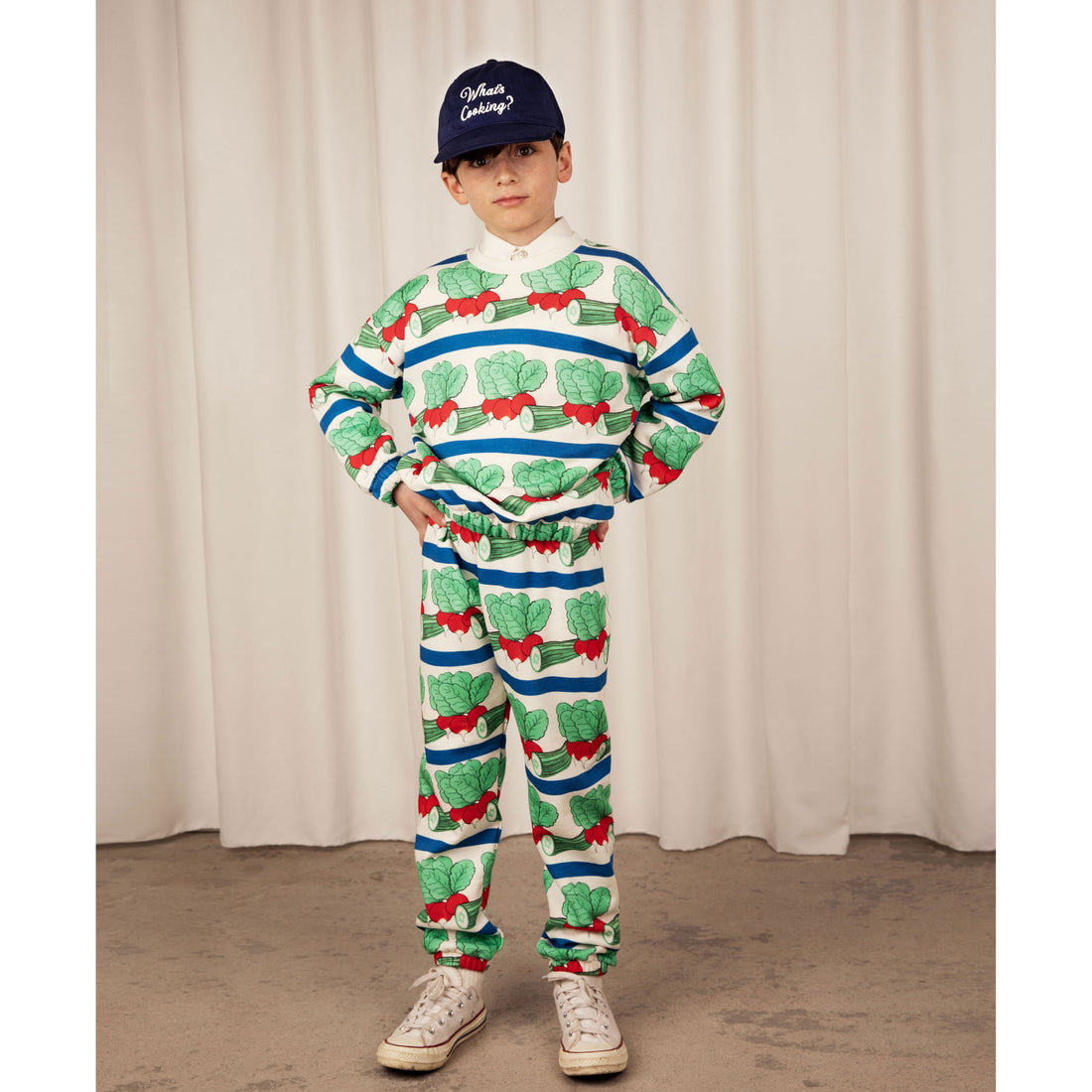 Mini Rodini Multi Veggie Aop Sweatshirt