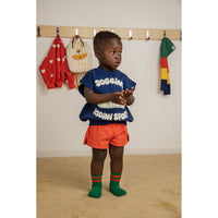 Mini Rodini Red Weight Lifting Shorts
