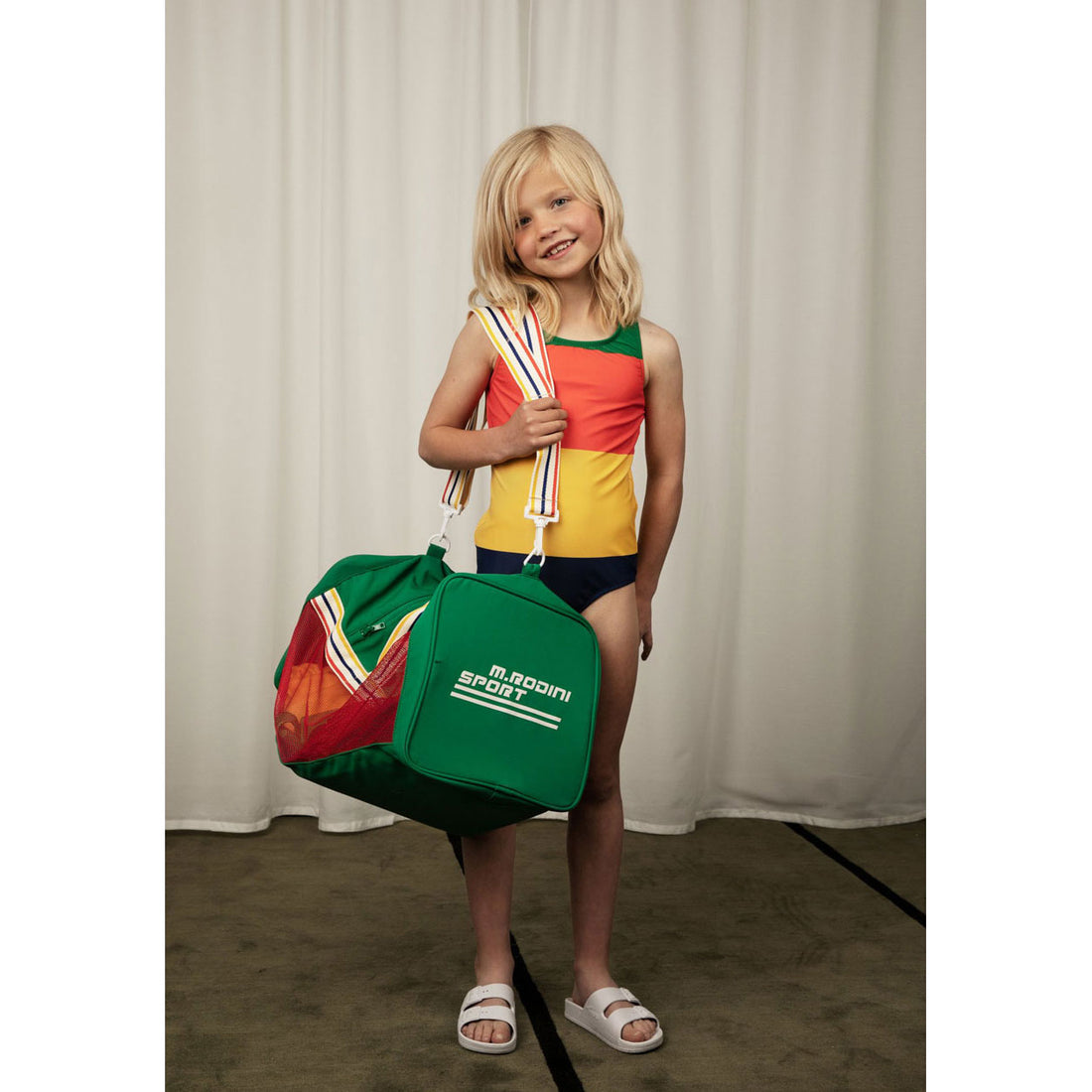 Mini Rodini Multi Stripe Aop Swimsuit