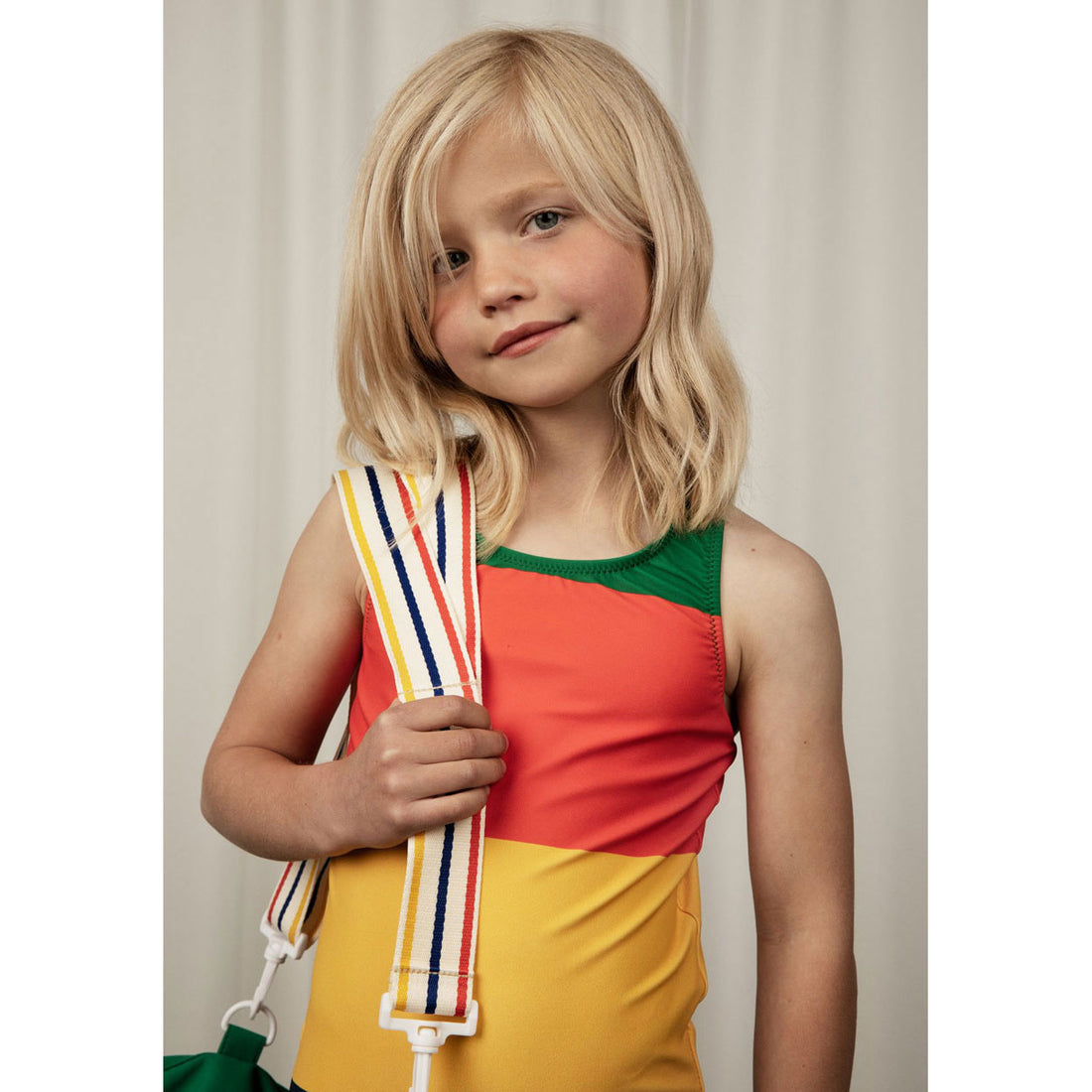 Mini Rodini Multi Stripe Aop Swimsuit