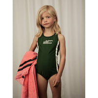 Mini Rodini Green M Rodini Sport Swimsuit