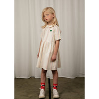 Mini Rodini Offwhite Stripe Woven Dress