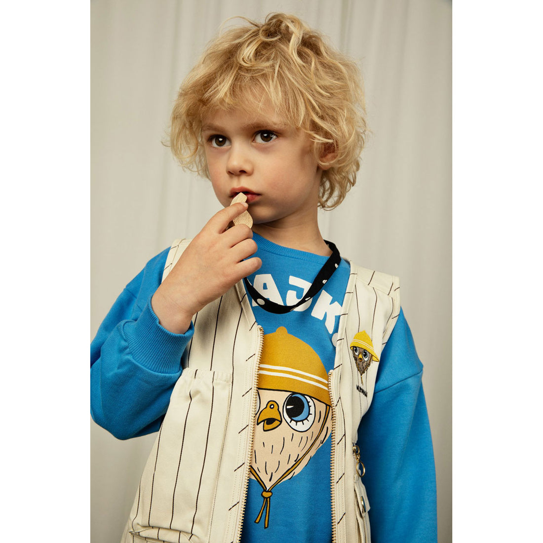 Mini Rodini Blue Hike Sweatshirt