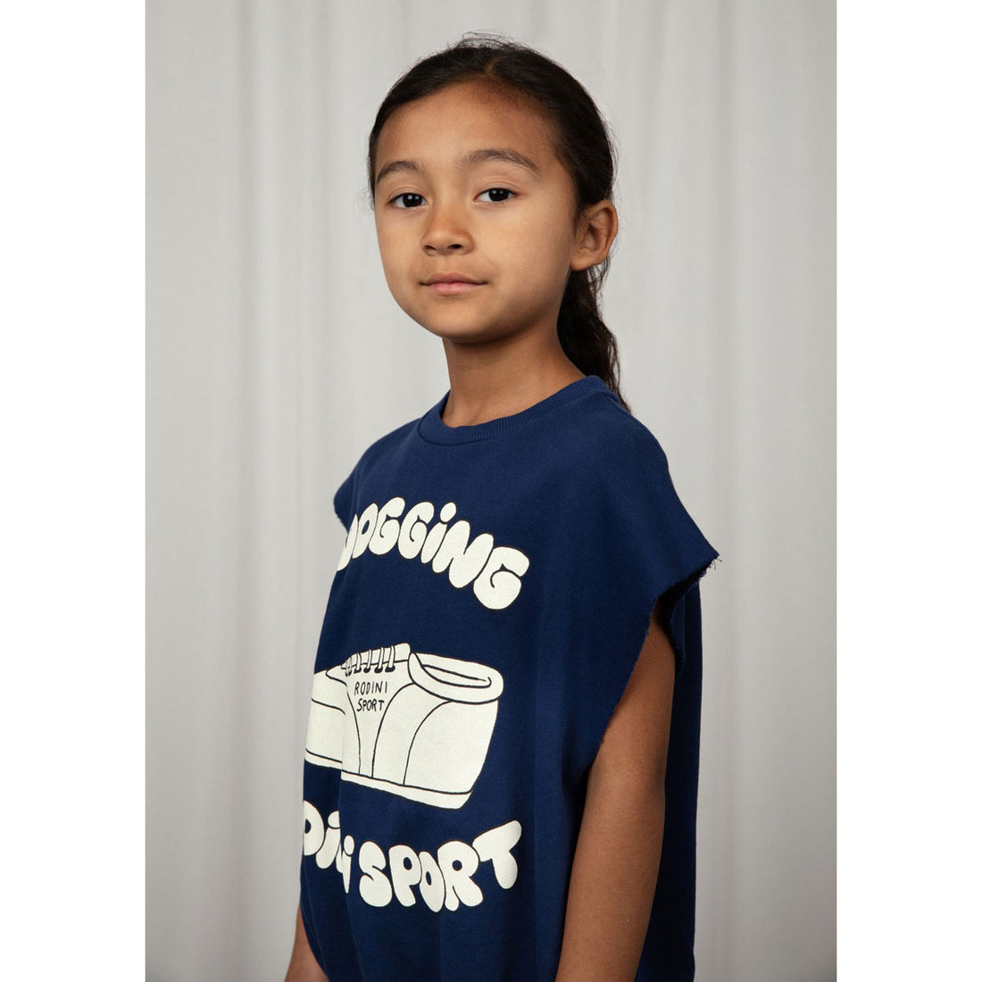 Mini Rodini Blue Jogging Sweat Tank