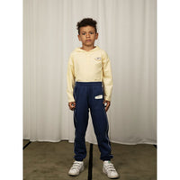 Mini Rodini Yellow Jogging Embroideredroidered Hoodie
