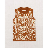 Misha and Puff  Acorn Alphabet Mock Neck Shell