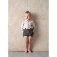 Popelin Sand Shirt Romper