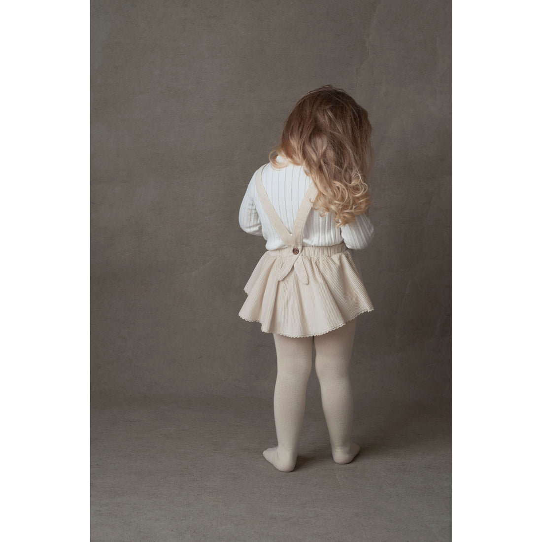 Popelin Off White Skirt Playsuit