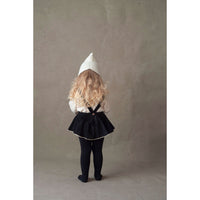 Popelin Black Skirt Playsuit