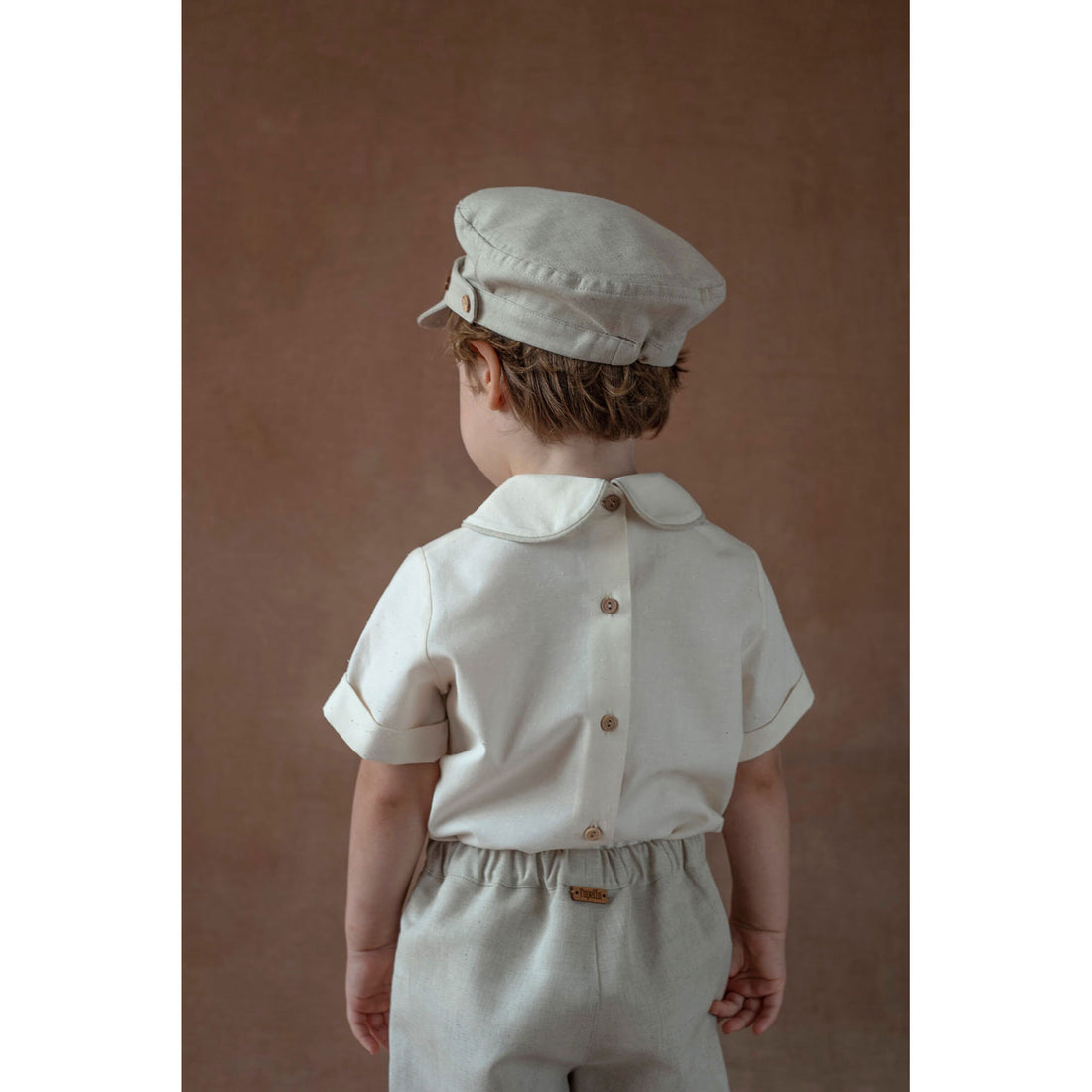 Popelin Off White Panel Shirt