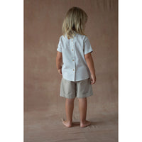 Popelin Grey Panel Shirt