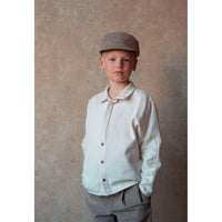 Popelin Off  White Button Down Shirt