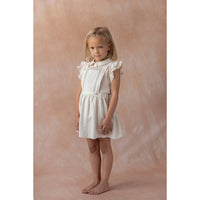 Popelin Silver Lurex Embroidered Short Jumper