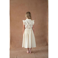 Popelin Off White Midi Embroidered Jumper