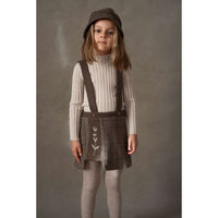 Popelin Sand Funnel Collar Rib Pullover