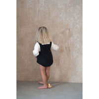 Popelin Dark Grey Wool Romper